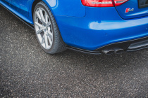 Audi S4 / A4 S-Line B8 2012-2015 Bakre Sido Splitters Sedan Maxton Design